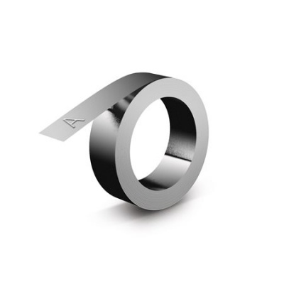 Feliratozógép szalag, rozsdamentes acél, 12 mm x 6,4 m, DYMO "M1011"