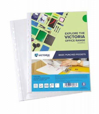 Genotherm, lefűzhető, A4, 50 mikron, víztiszta, VICTORIA OFFICE