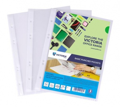 Genotherm, lefűzhető, A5, 40 mikron, víztiszta, VICTORIA OFFICE