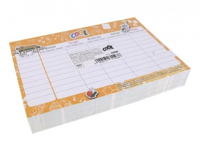 Órarend, A5, kétoldalas, COOL BY VICTORIA