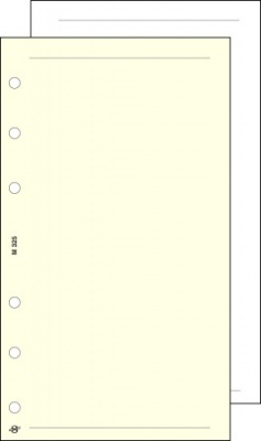 Kalendárium betét, jegyzetlap, "S", sima, SATURNUS, chamois