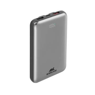 Power bank, beépített kábellel, 10.000mAh, RIVACASE "VA2612"