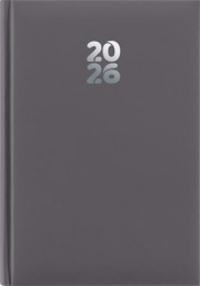 Naptár, tervező, A5, heti, DAYLINER, "Pannon", szürke