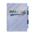 Spirálfüzet, A4, vonalas, elválasztóval, 100 lap, PUKKA PAD "Haze Project Book", vegyes szín